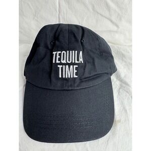 Cazadores Tequila Time Embroidered Black Dad Hat Baseball Cap Adjustable Strap